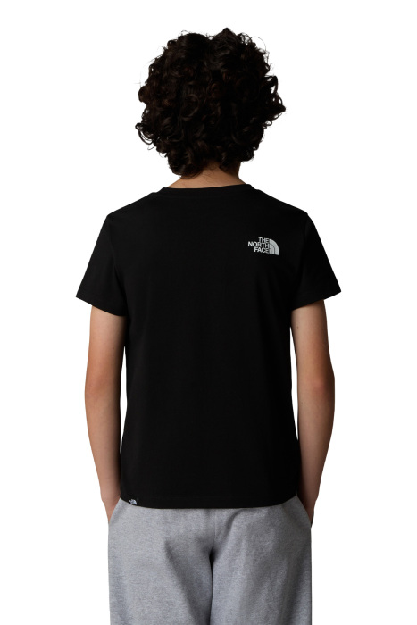 Teen S/S Simple Dome Tee Çocuk T-Shirt - NF0A8DRP Siyah - 2