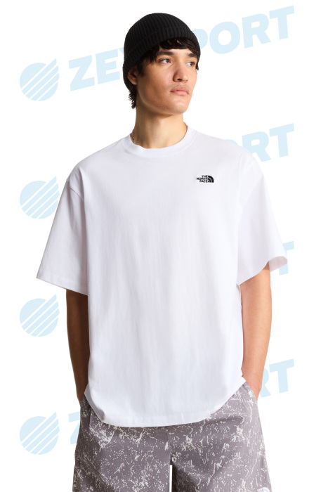 Tnf Essential Simple Dome Os Erkek T-Shirt - NF0A8EVW Beyaz - 1