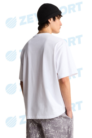Tnf Essential Simple Dome Os Erkek T-Shirt - NF0A8EVW Beyaz - 3