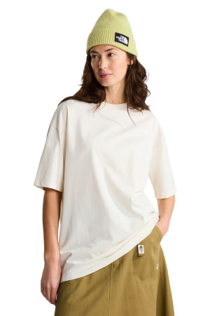 Tnf Essential Simple Dome Os Kadın T-Shirt - NF0A8EVX Krem - The North Face