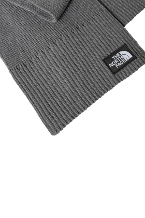 Tnf Logo Box Scarf Unisex Atkı - NF0A8CHG Gri Menanj - 2