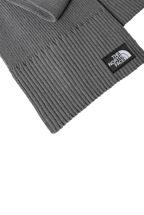 Tnf Logo Box Scarf Unisex Atkı - NF0A8CHG Gri Menanj - 2