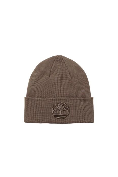Tonal 3D Embroidery Erkek Bere - TB0A2PJR Koyu Kahverengi - 1