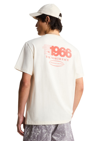 Track Relaxed -Graphic Erkek T-Shirt - NF0A8H3C Krem - 2