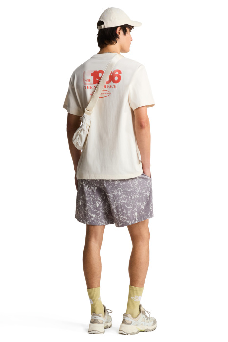 Track Relaxed -Graphic Erkek T-Shirt - NF0A8H3C Krem - 3