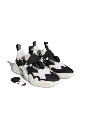 Trae Young 1 Erkek Ayakkabı - H68999 Siyah/Beyaz - EU-Adidas