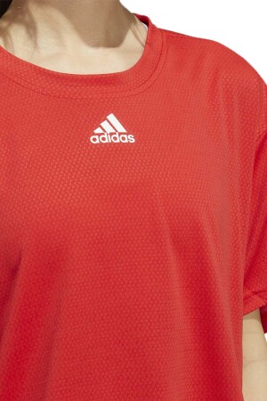 Training Heat.Rdy Mesh Tee Kadın T-Shirt - H50825 Kırmızı - 4
