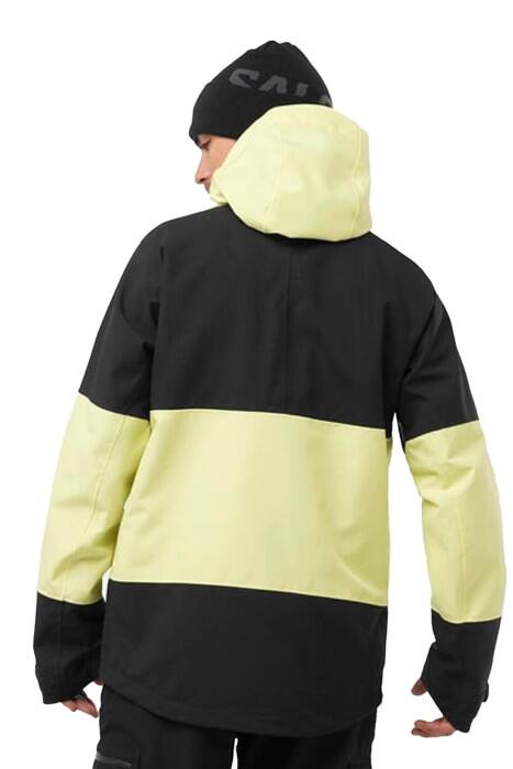 Transfer Anorak Erkek Mont - LC2145300 Siyah/Neon sarı - 2