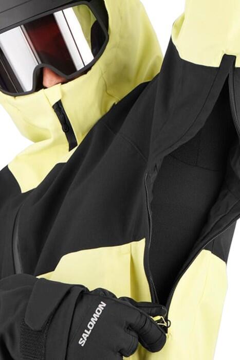 Transfer Anorak Erkek Mont - LC2145300 Siyah/Neon sarı - 4