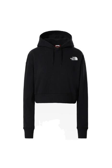 Trend Kapüşonlu Kadın Crop SweatShirt - NF0A5ICY Siyah - 3