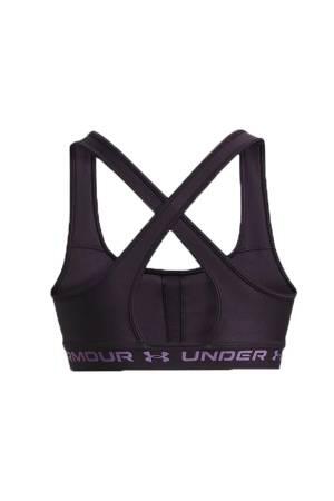 Ua Crossback Mid Bustiyer Kadın Sporcu Sütyeni - 1361034 Mor - 6