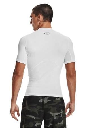 Ua Hg Armour Comp Erkek T-Shirt - 1361518 Beyaz - 2