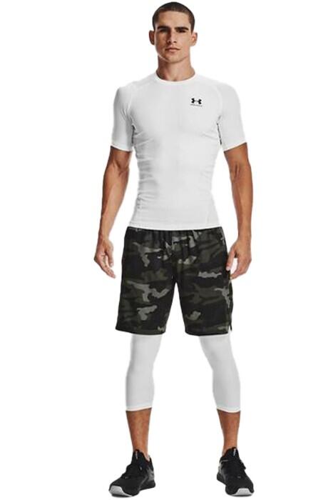 Ua Hg Armour Comp Erkek T-Shirt - 1361518 Beyaz - 4