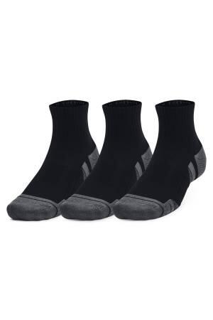Ua Performance Pamuklu 3'lü Paket Unisex Çorap - 1379528 Siyah - Under Armour