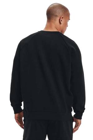 Ua Rival Fleece Crew Erkek Spor SweatShirt - 1357096 Siyah - 2