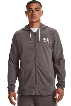 Ua Rival Terry Lc Fz Erkek SweatShirt - 1370409 Gri - Under Armour