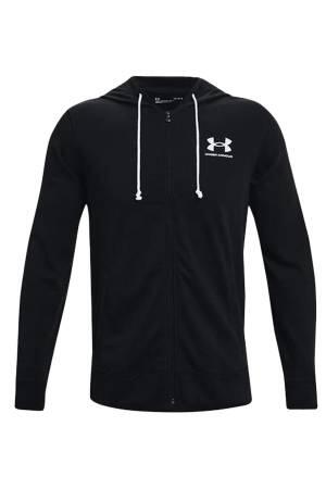 Ua Rival Terry Lc Fz Erkek SweatShirt - 1370409 Siyah - 4