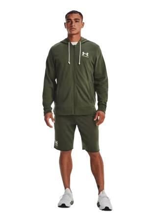 Ua Rival Terry Lc Fz Erkek SweatShirt - 1370409 Yeşil - 3