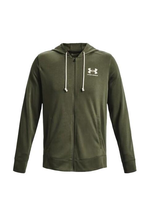 Ua Rival Terry Lc Fz Erkek SweatShirt - 1370409 Yeşil - 4