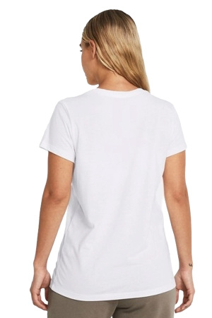 Ua Sportstyle Logo Kadın T-Shirt - 1356305 Beyaz - 2