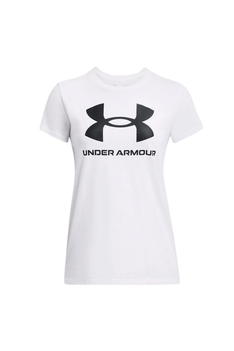Ua Sportstyle Logo Kadın T-Shirt - 1356305 Beyaz - 3