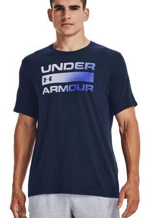 Ua Team issue Wordmark Ss Erkek T-Shirt - 1329582 Lacivert - Under Armour