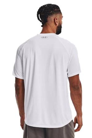 Ua Tech 2.0 Gradient Ss Erkek T-Shirt - 1373425 Beyaz - 3