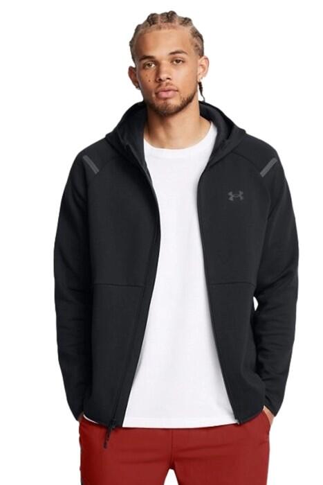 Ua Unstoppable Fleece Erkek Kapüşonlu Ceket - 1389352 Siyah - 1