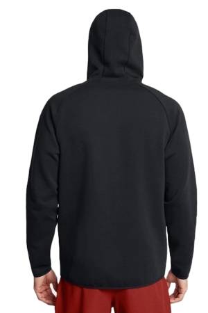 Ua Unstoppable Fleece Erkek Kapüşonlu Ceket - 1389352 Siyah - 2