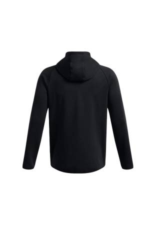 Ua Unstoppable Fleece Erkek Kapüşonlu Ceket - 1389352 Siyah - 4