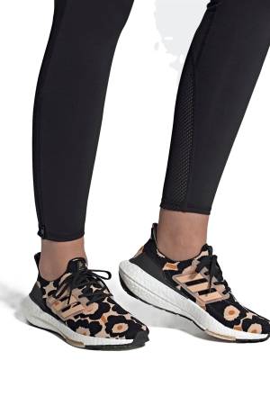 Ultraboost 21 X Marimekko Kadın Ayakkabı - H01087 Siyah/Desenli - 4