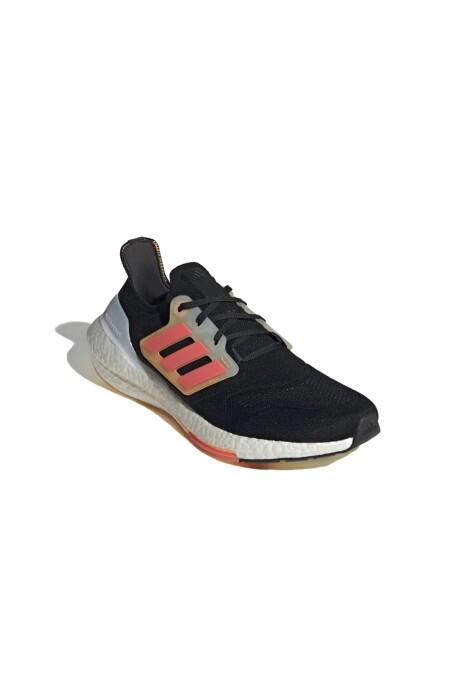 Ultraboost 22 Erkek Ayakkabı - GX5464 Siyah/Turuncu - 4