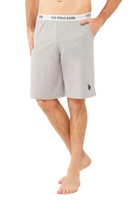 U.S. Polo Assn. Erkek Short - US.01.18473 Gri Melanj - 1