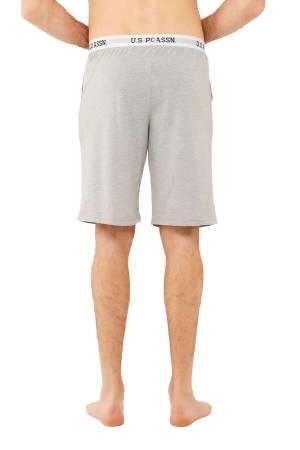 U.S. Polo Assn. Erkek Short - US.01.18473 Gri Melanj - 3