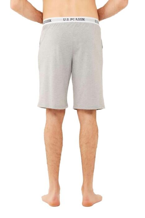 U.S. Polo Assn. Erkek Short - US.01.18473 Gri Melanj - 3