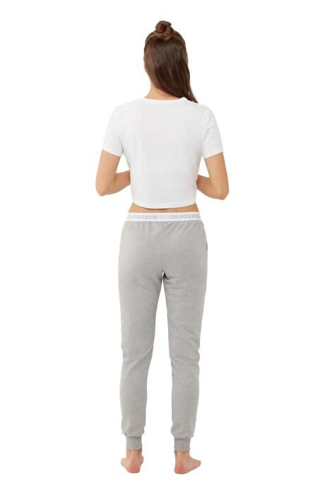 U.S. Polo Assn. Kadın Eşofman Altı - US.01.16602 Gri Melanj - 3