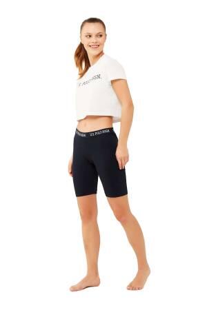 U.S. Polo Assn. Kadın Kısa Tayt - US.01.16607 Lacivert - U.S. Polo Assn.