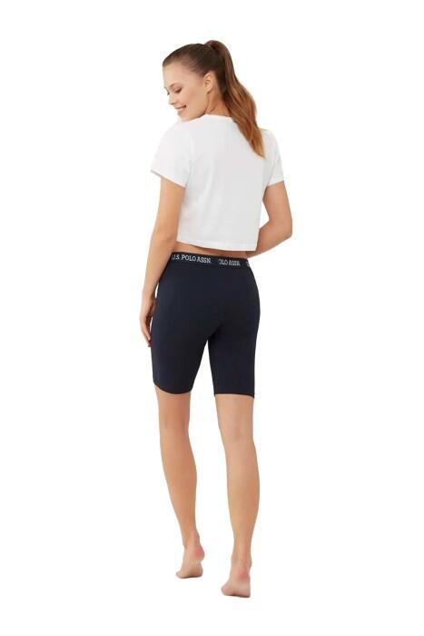 U.S. Polo Assn. Kadın Kısa Tayt - US.01.16607 Lacivert - 2