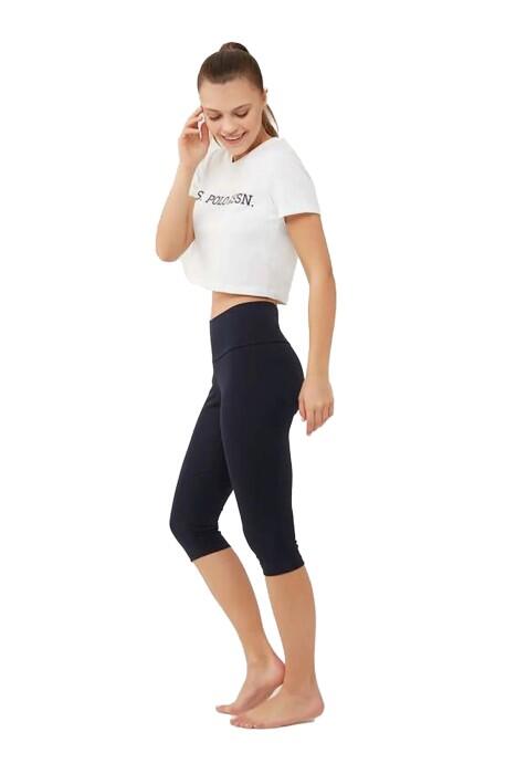 U.S. Polo Assn. Kadın Kısa Tayt - US.01.16608 Lacivert - 2