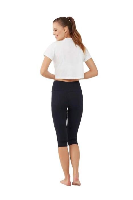 U.S. Polo Assn. Kadın Kısa Tayt - US.01.16608 Lacivert - 4