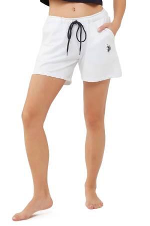 U.S. Polo Assn. Kadın Short - US.01.16604 Beyaz - U.S. Polo Assn.