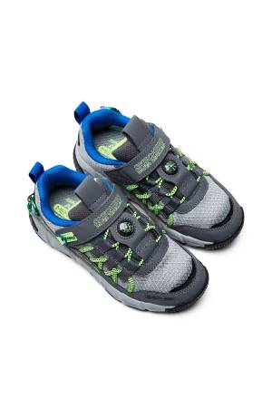 Velocitrek - Pro Scout Erkek Çocuk Ayakkabı - 406423L Gri/Açık Yeşil - 6