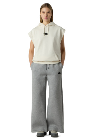 Wide Leg Kadın Eşofman Altı - NF0A8C25 Gri - 4