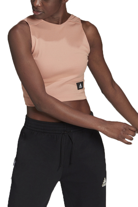 Wıp Rib Kadın Crop Atlet - H24180 Pudra - 1
