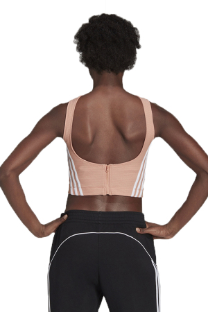 Wıp Rib Kadın Crop Atlet - H24180 Pudra - 2