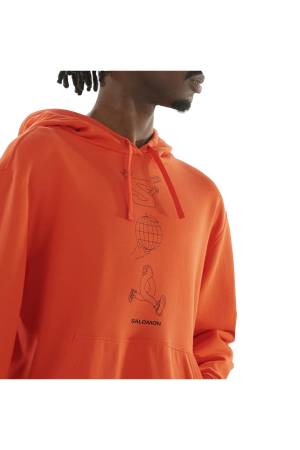 Worthy Erkek Kapüşonlu SweatShirt - LC2286900 Kırmızı - 3