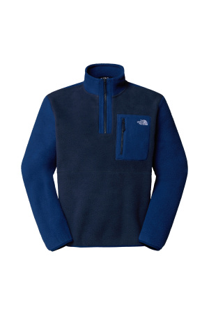 Yumiori 1/4 Fermuarlı Erkek Polar Ceket - NF0A883S Saks Mavisi - The North Face