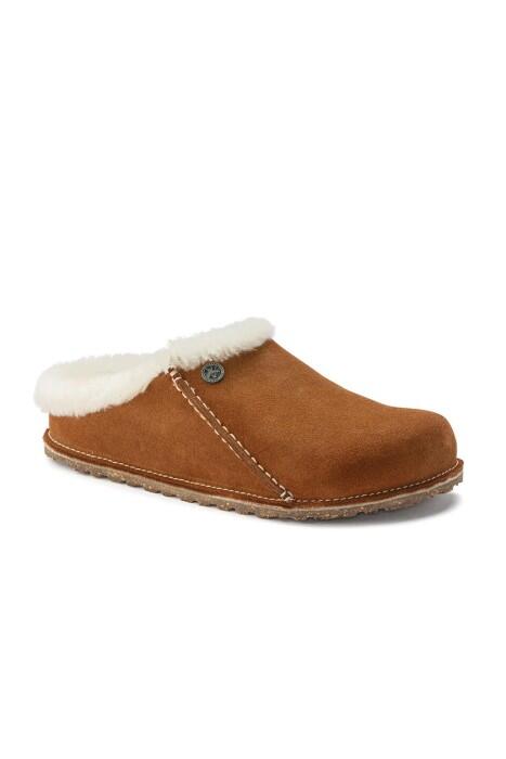 Zermatt Premium Shearling Vl Unisex Ev Terliği - 1023145 Vizon - 1