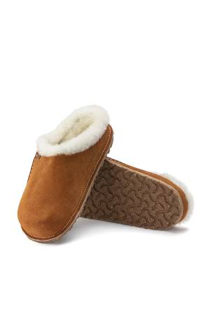 Zermatt Premium Shearling Vl Unisex Ev Terliği - 1023145 Vizon - 2